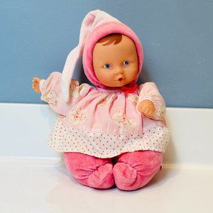 Vintage Corolle Baby Doll, Babi Corolle Collection, Babipouce Pink Cotton Flower